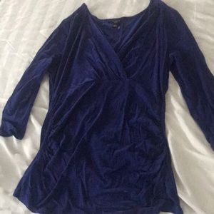 Ann Taylor Cotton Blouse, Medium Petite